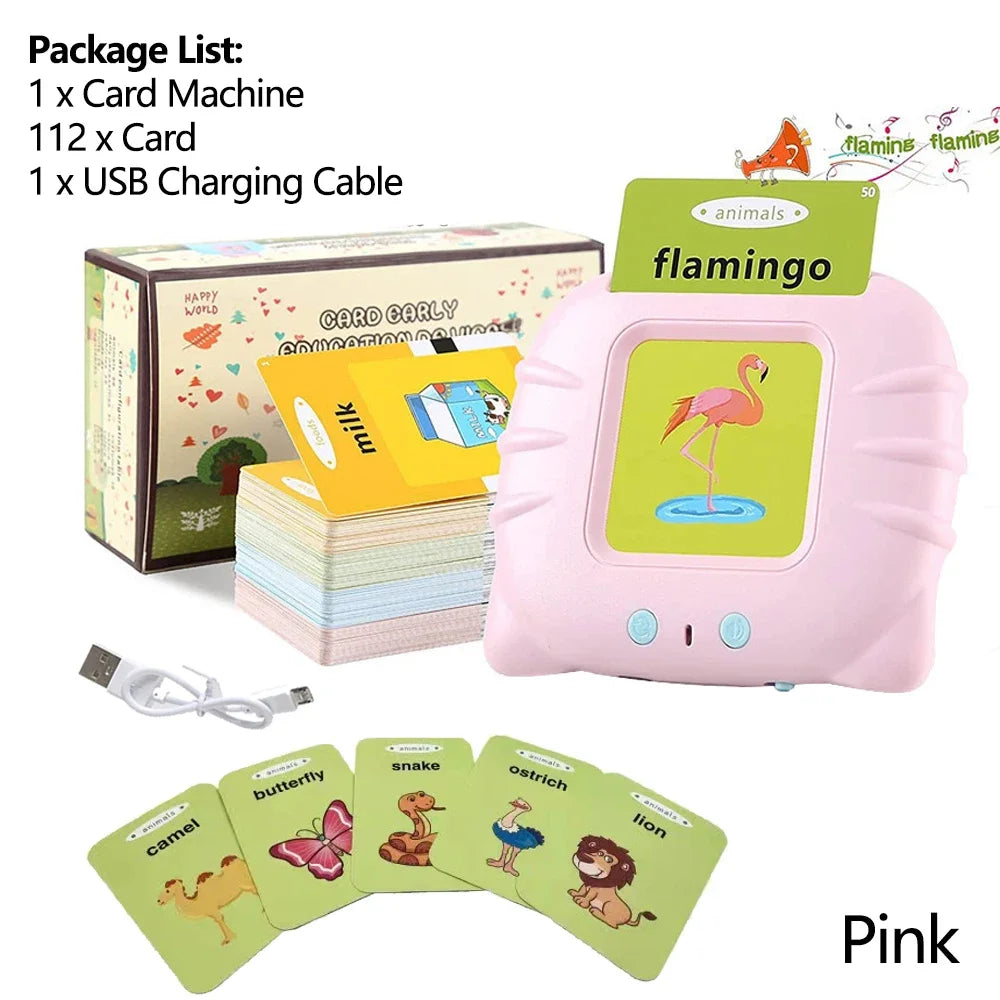 Engaging Early Education Flashcards - Interactive Talking Learning Toys for Preschool Kids - Perfect Electronic Audio Book Gift