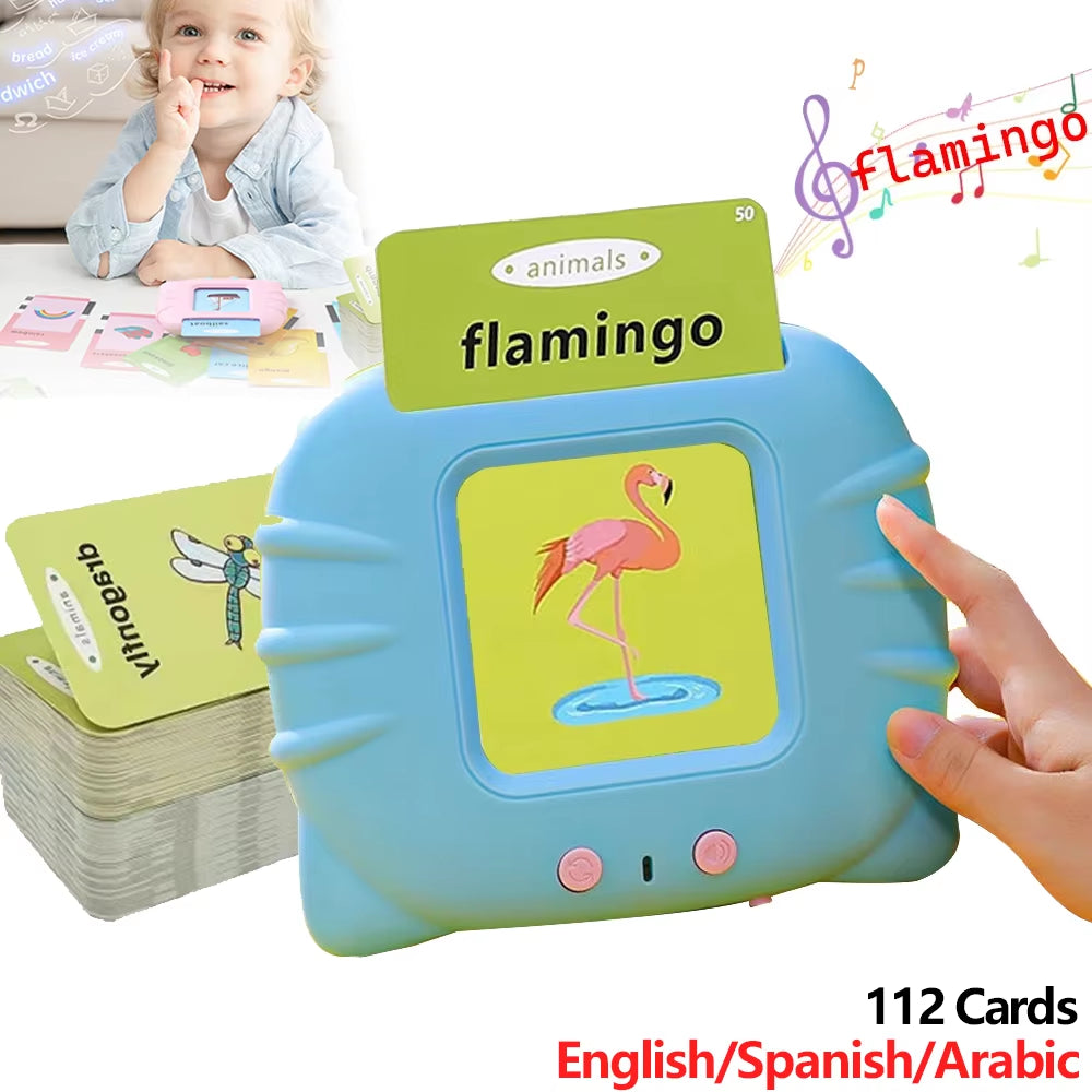 Engaging Early Education Flashcards - Interactive Talking Learning Toys for Preschool Kids - Perfect Electronic Audio Book Gift