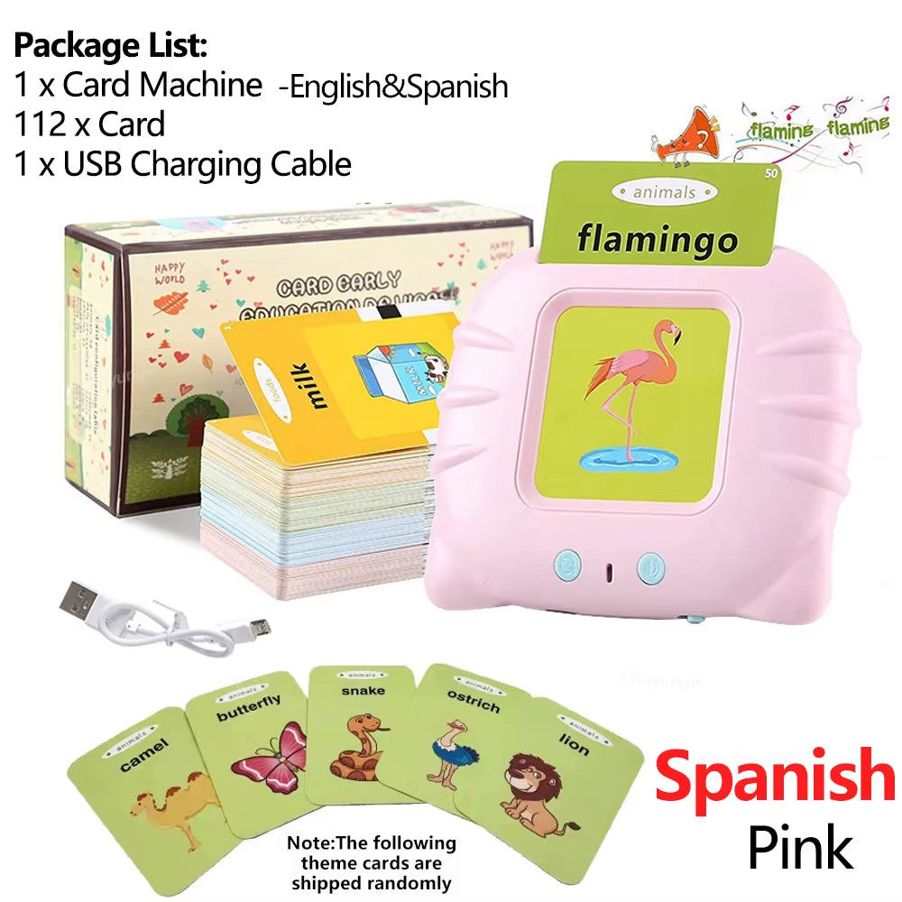 Engaging Early Education Flashcards - Interactive Talking Learning Toys for Preschool Kids - Perfect Electronic Audio Book Gift
