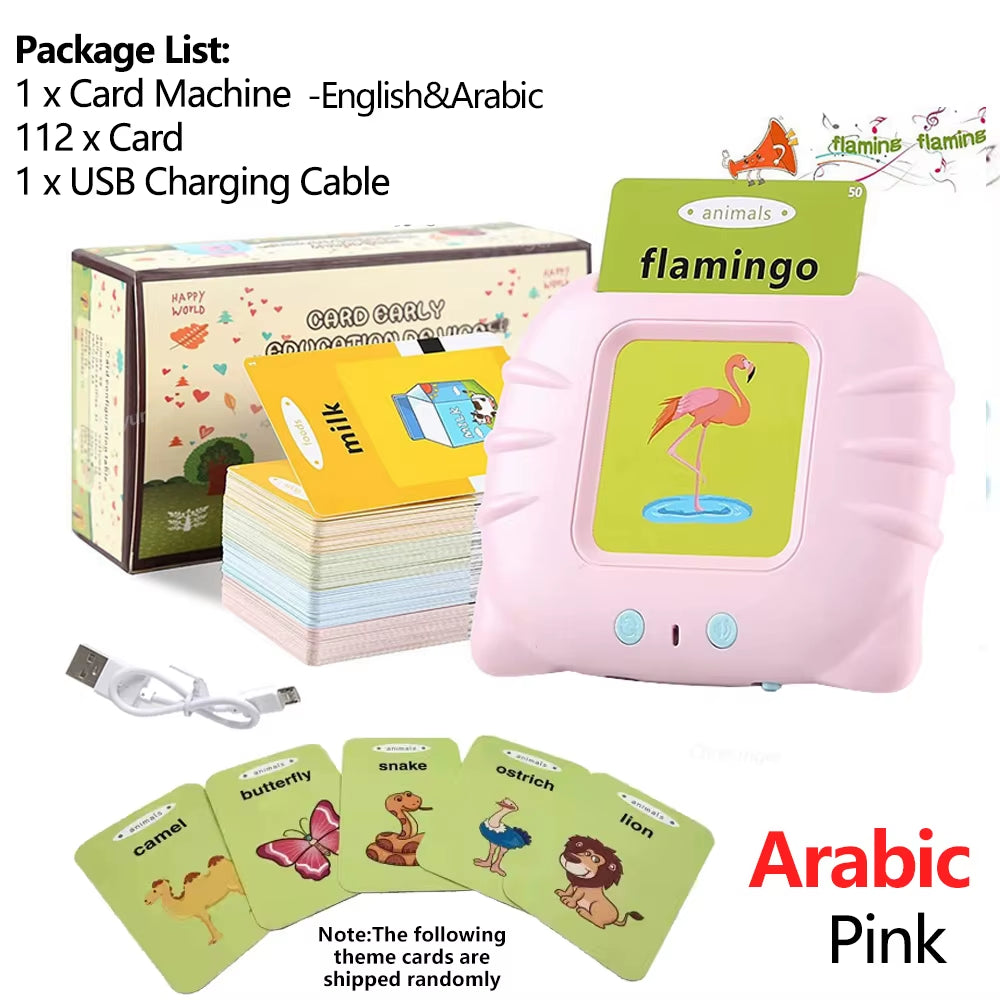 Engaging Early Education Flashcards - Interactive Talking Learning Toys for Preschool Kids - Perfect Electronic Audio Book Gift