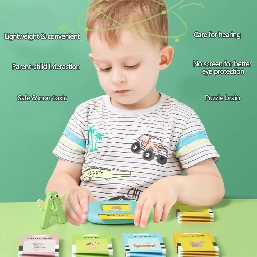 Engaging Early Education Flashcards - Interactive Talking Learning Toys for Preschool Kids - Perfect Electronic Audio Book Gift