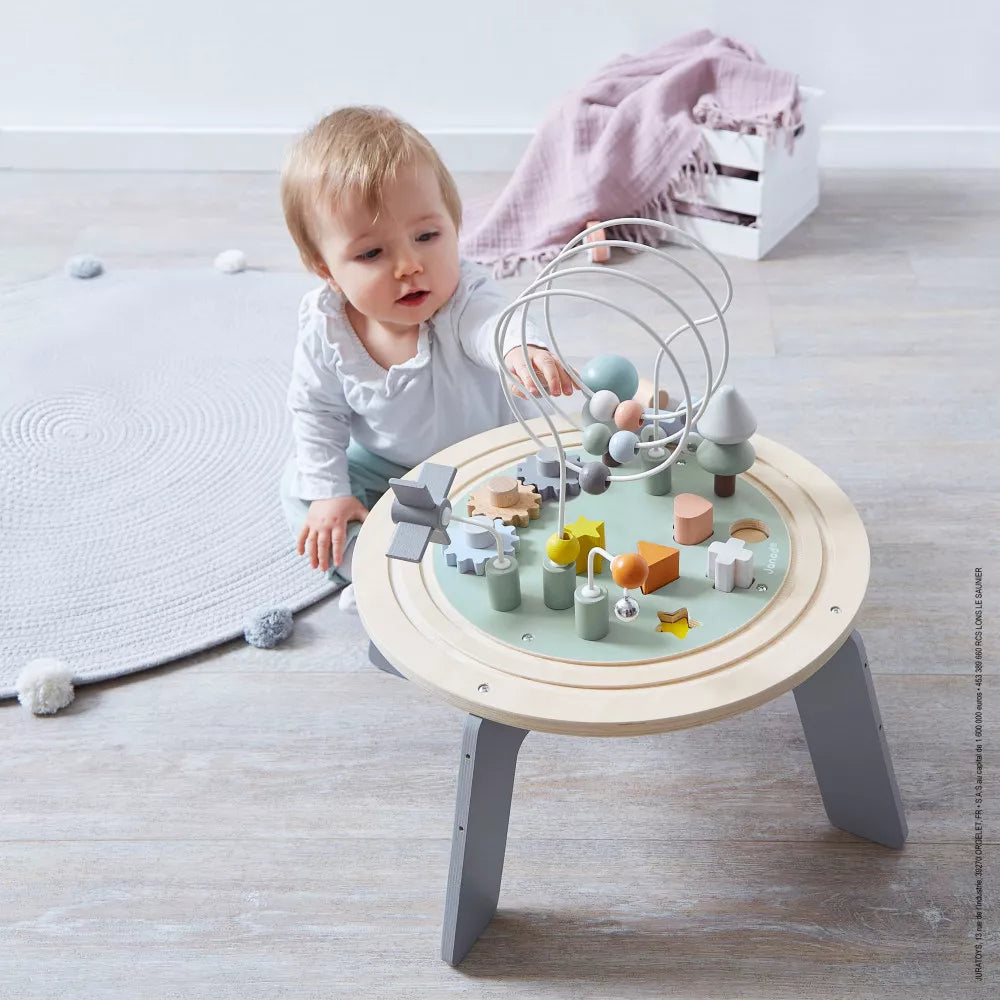 Janod Sweet Cocoon Activity Table BRAND NEW