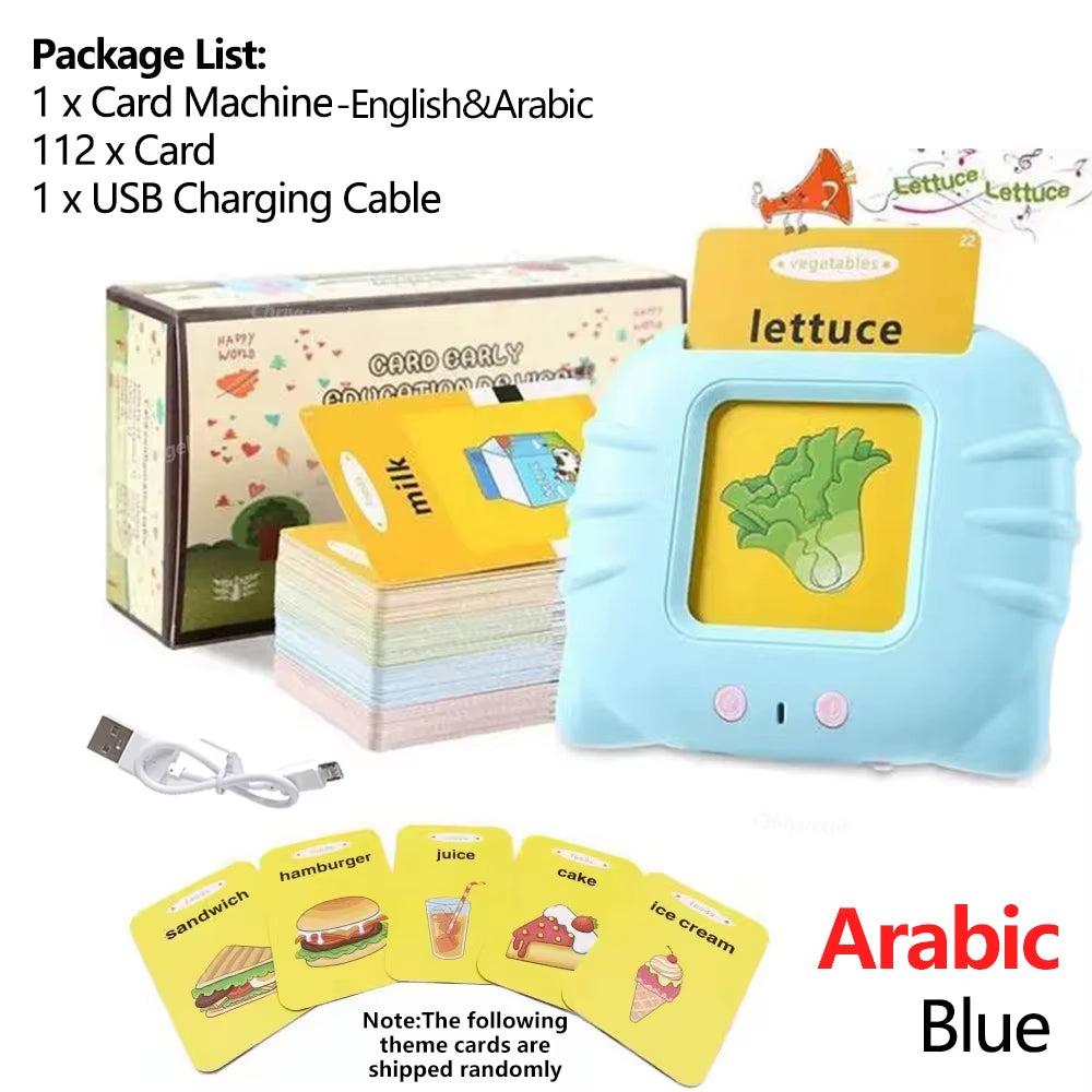 Engaging Early Education Flashcards - Interactive Talking Learning Toys for Preschool Kids - Perfect Electronic Audio Book Gift