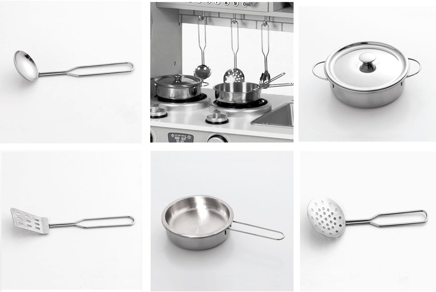 KIDOZ Signature Kids Wooden Kitchen, Large Pretend Role Play Kitchen with Realistic Oven, Microwave and Sink with Taps, Kitchen Playset with Sounds and Lights for Kids (Pink Kitchen with Utensils)