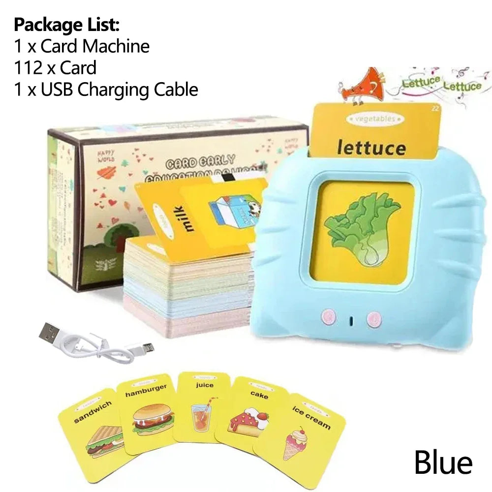 Engaging Early Education Flashcards - Interactive Talking Learning Toys for Preschool Kids - Perfect Electronic Audio Book Gift